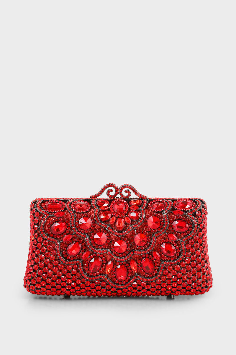 Wedding Clutch B20721-Maroon