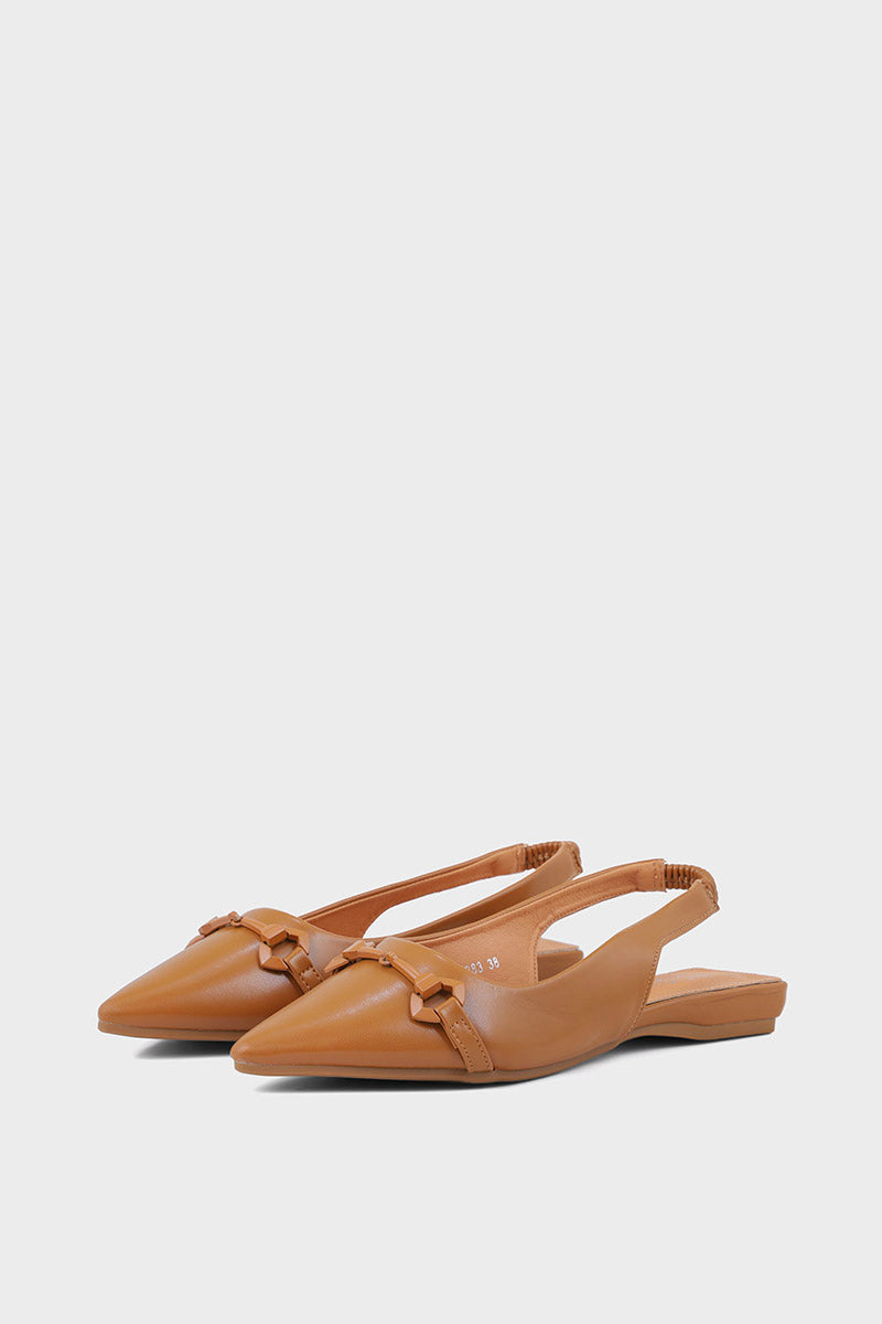 Women Comfort Sling Back I47283-Tan