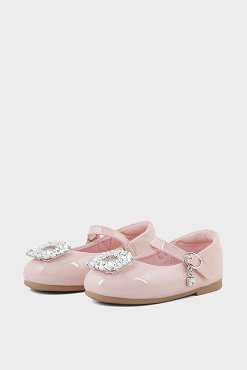 Girls Formal Pumps Q10019-Pink