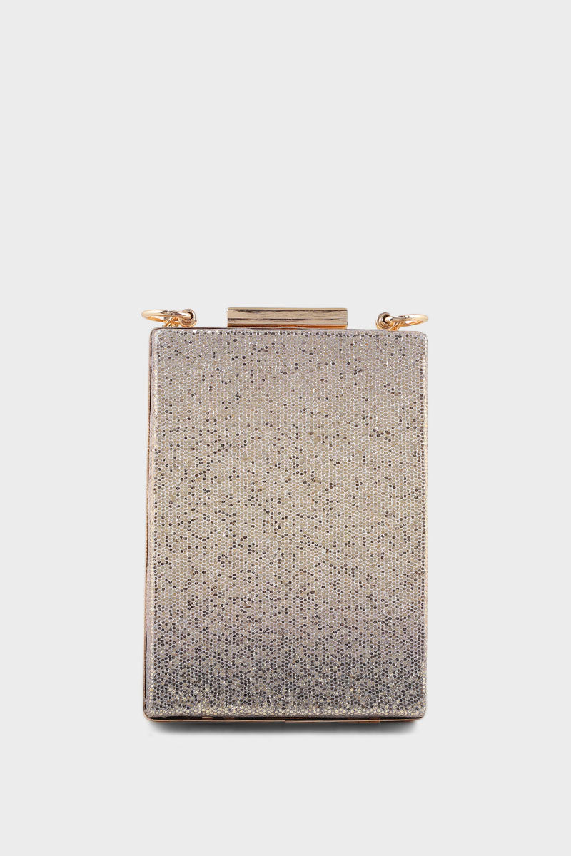 Party Wear Clutch BK4006-Golden