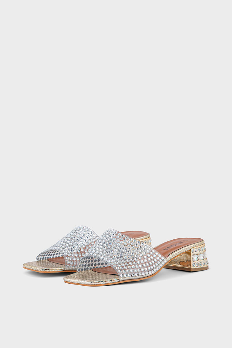 Party Wear Slip ON IP0032-Golden