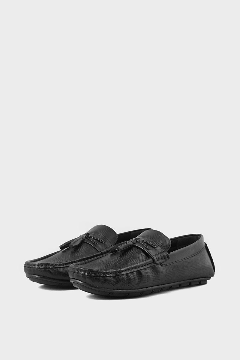 Men Casual Driving Mocs MC4003-Black