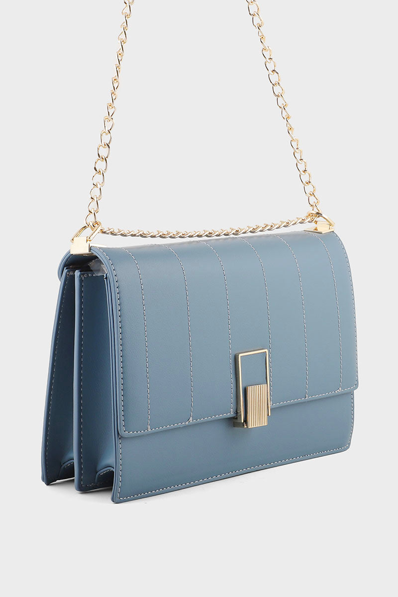 Flap Shoulder Bags BS2002-Blue