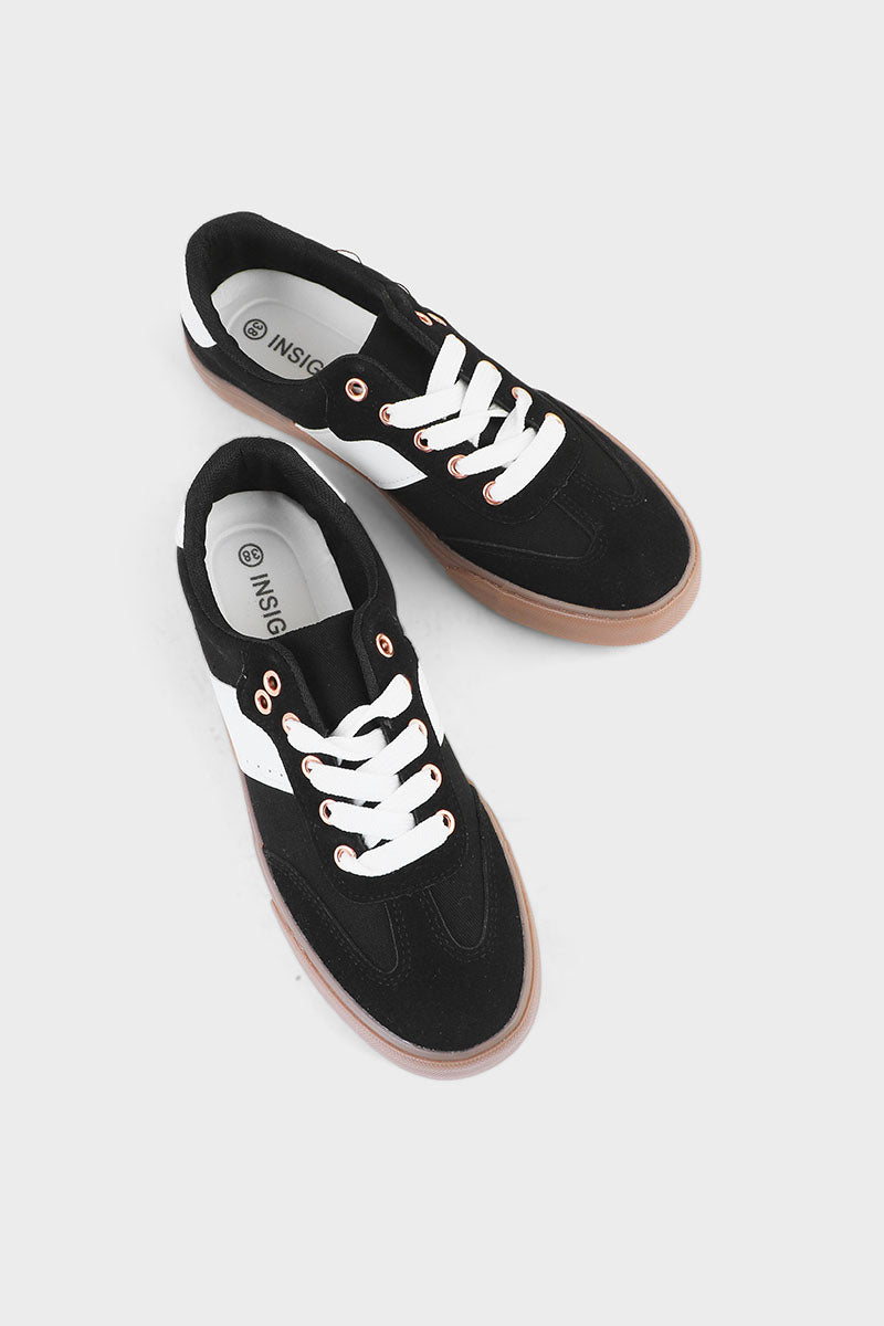 Women Casual Sneakers IC7507-Black