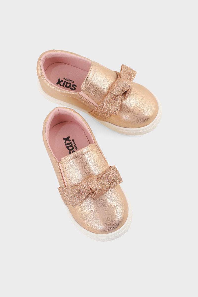 Girls Formal Loafer GF4000-Champagne