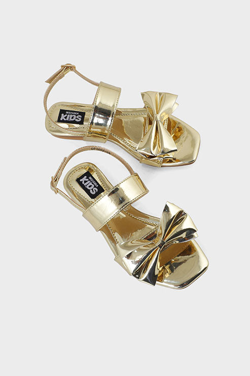 Girls Formal Slip On GF0001-Golden