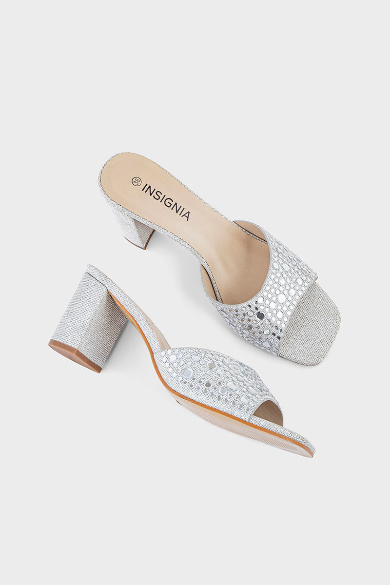 Party Wear Slip On IP0033-Silver