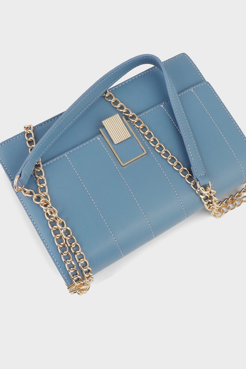 Flap Shoulder Bags BS2002-Blue